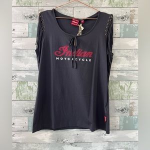 COPY - NWT! Indian Motorcycle Women’s Fringe Tank Top